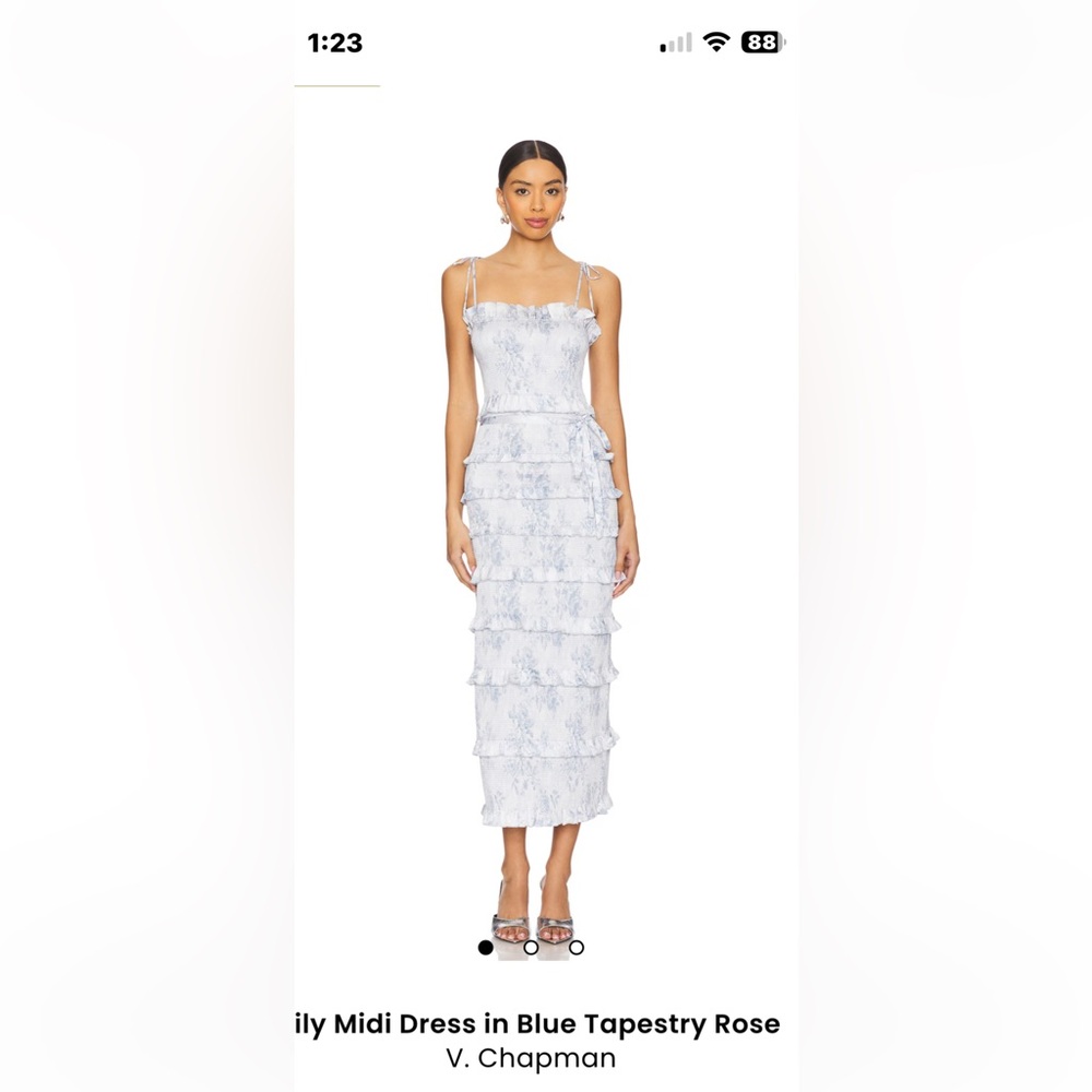 V Chapman Geranium Dress Lt Blue